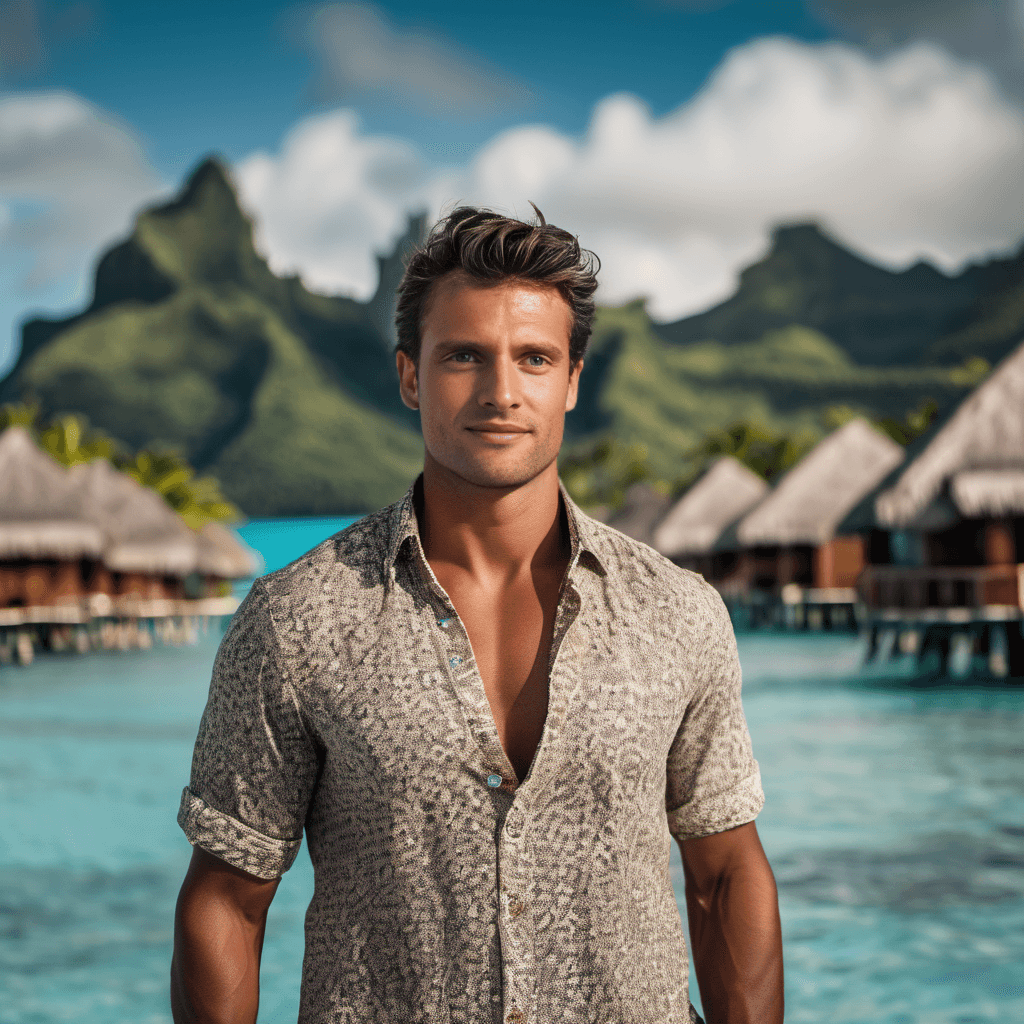 Preview of Bora Bora headshot style - 