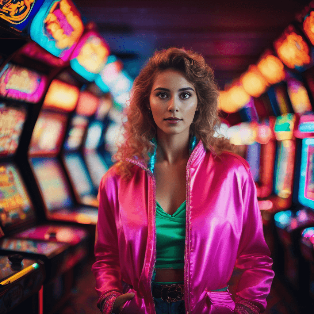 Preview of 1980s Arcade headshot style - 